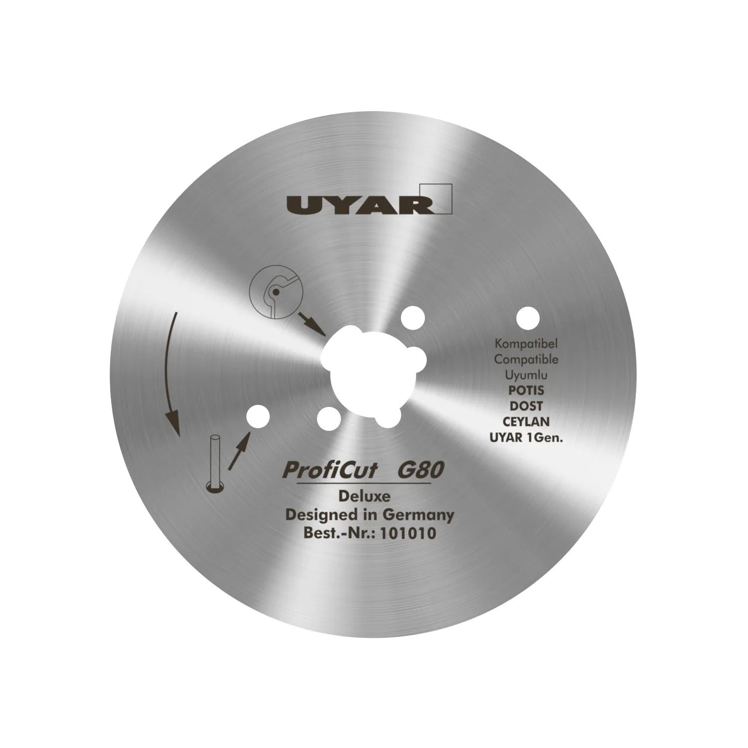 UYAR 80mm Replacement Blade For P180/P280-Phoenix Food Equipment
