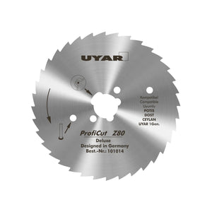 UYAR 80mm replacement blade for P180/P280 kebob knives, stainless steel ProfiCut Z80 blade with serrated teeth