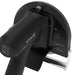 UYAR T3120 electric kebob knife, close-up of the black motor housing and handle joint above the steel guard