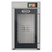 Unox XAEC-1013-EPR heated holding cabinet, stainless steel with tall glass door and colour touch controls, front view