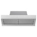Unox XAVHC Series ventless hood for XAVC-0511 and 1011 combi ovens, alternate option with raised top exhaust collar