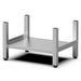 Unox XWARC Series open stand for XAVC-0511 and 1011 combi ovens, stainless steel option with a lower solid shelf