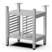 Unox XWARC Series open stand for XAVC-0511 and 1011 combi ovens, pan runner option with top mounting brackets