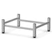 Unox XWARC Series open stand for XAVC-06FS and 10FS combi ovens, medium-height stainless steel frame without shelf