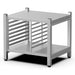 Unox XWARC Series open stand for XAVC-06FS and 10FS combi ovens, tall option with side pan runners and bottom shelf