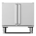 Unox XWVEC-0811 cabinet base for XAVC-0511 and 1011 combi ovens, stainless steel with double doors on adjustable legs