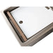 VacMaster VP230 chamber vacuum packaging machine, close-up of the seal bar and white filler plate in the chamber
