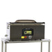 VacMaster VP330 chamber vacuum packaging machine shown on a stainless steel equipment stand, front view