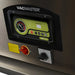 VacMaster VP330 chamber vacuum packaging machine, close-up of the control panel with vacuum gauge and switches