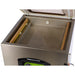 VacMaster VP540 chamber vacuum sealing machine, close-up of the stainless chamber with two parallel seal bars