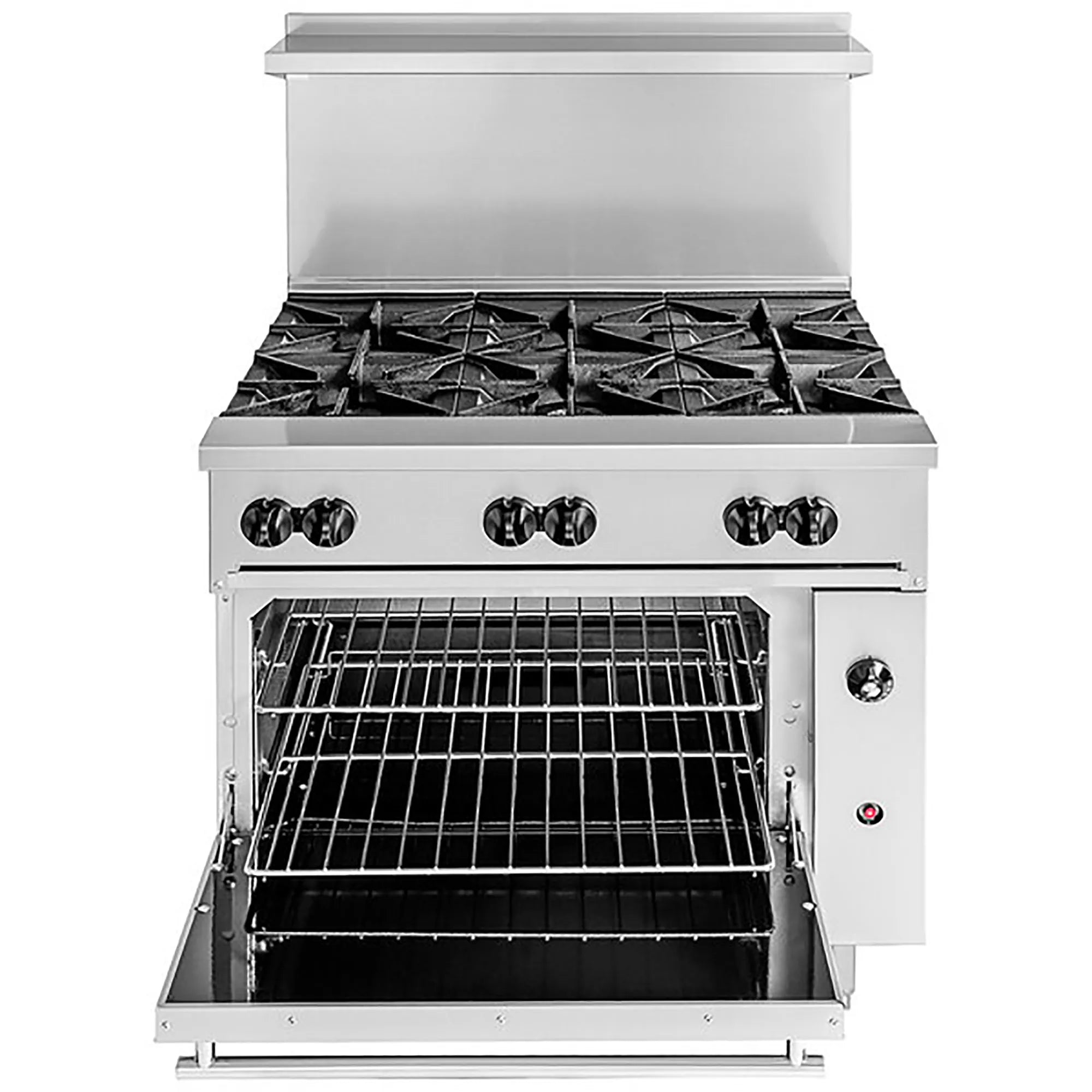Vulcan 36S/C-6B Natural Gas/Propane 36" Stove Top Range - 6 Burners, Various Configurations-Phoenix Food Equipment