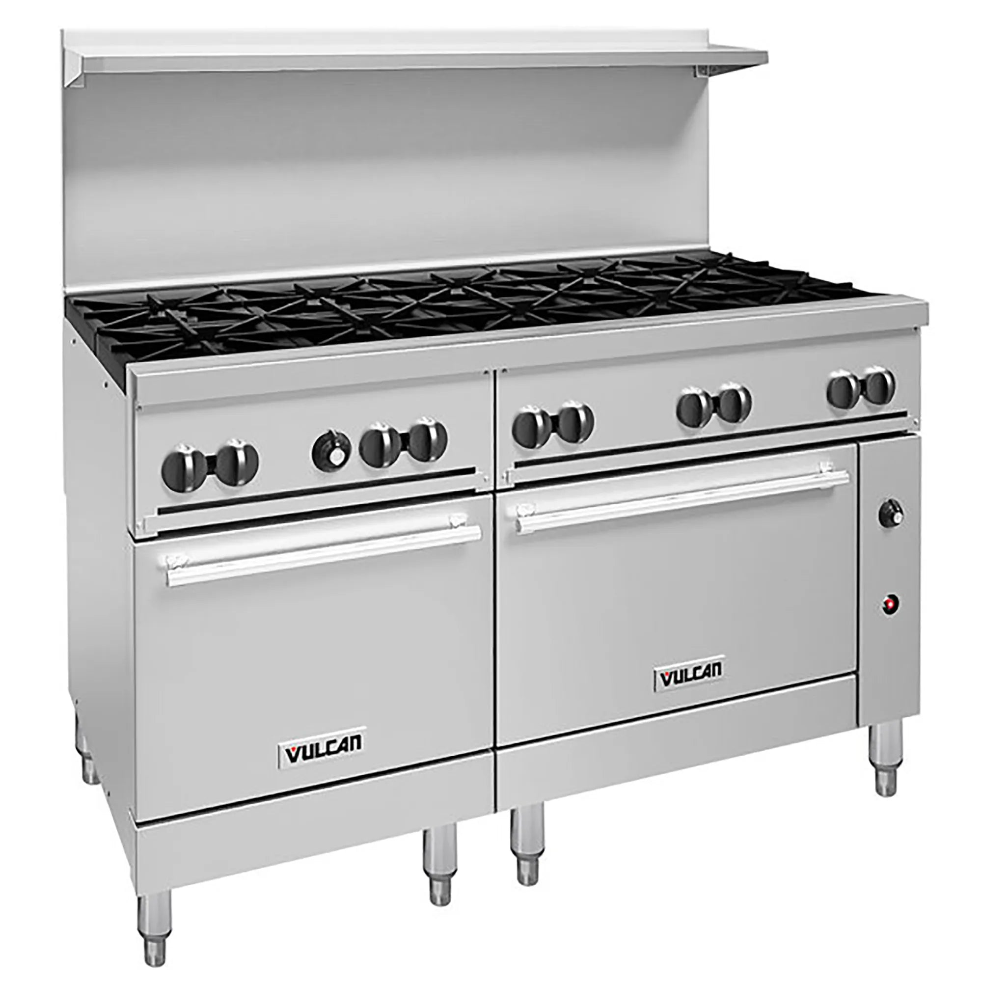 Vulcan 60SS/SC-10B Natural Gas/Propane 60" Stove Top Range - 10 Burners, Various Configurations-Phoenix Food Equipment