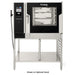 Vulcan CORE-62G gas combi oven for six full size sheet pans with digital controls, shown on optional stand