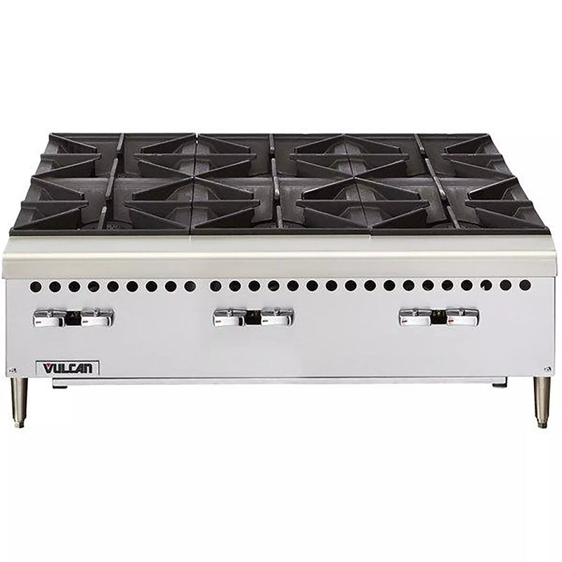 Vulcan VCRH36 Natural Gas/Propane 36" Open Burner - 6 Burners-Phoenix Food Equipment