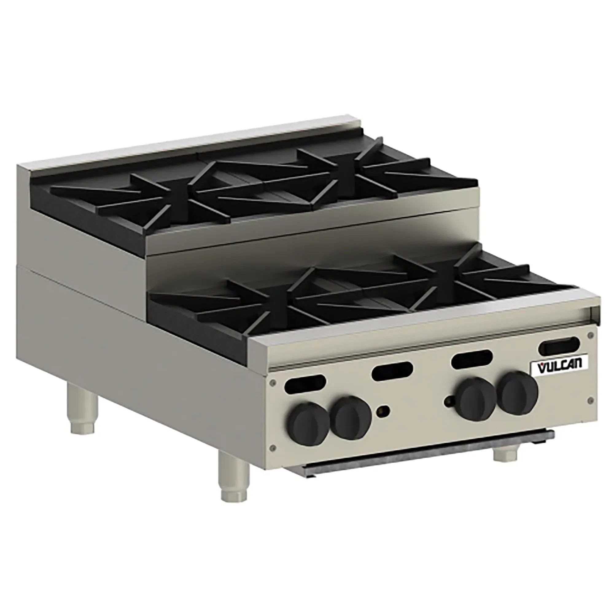 Vulcan VHP Series Natural Gas/Propane Step-Up Open Burner - Various Configurations-Phoenix Food Equipment