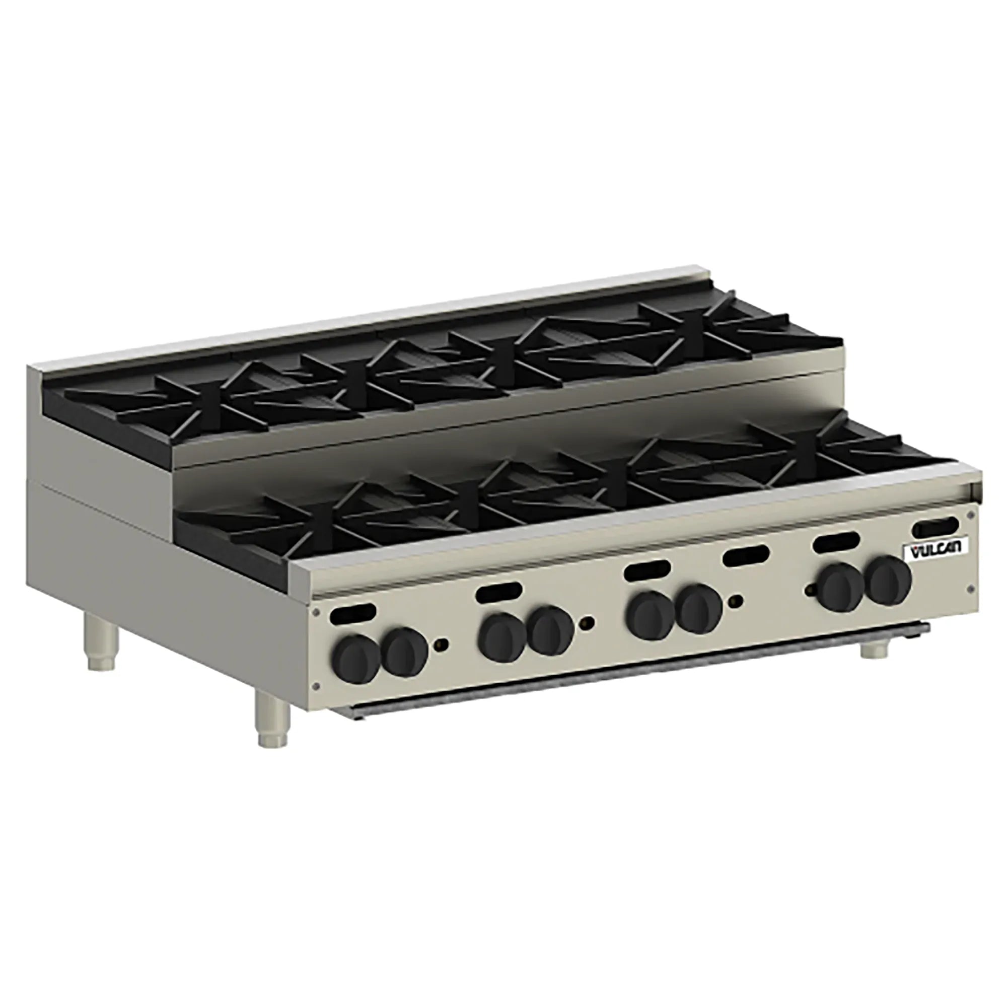 Vulcan VHP Series Natural Gas/Propane Step-Up Open Burner - Various Configurations-Phoenix Food Equipment