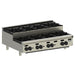 Vulcan VHP series gas step-up open burner, eight burner configuration on two tiers in stainless steel