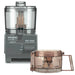 Waring WCG75 Pro Prep 3/4 quart chopper grinder, grey base with clear chop bowl and amber grind bowl