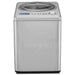 Waring WCIC25 countertop 2.5 quart ice cream maker with stainless steel housing and clear lid, front view
