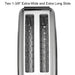Waring WCT704 light-duty 4 slice toaster, top view of the two 1-3/8 inch extra-wide and extra-long slots