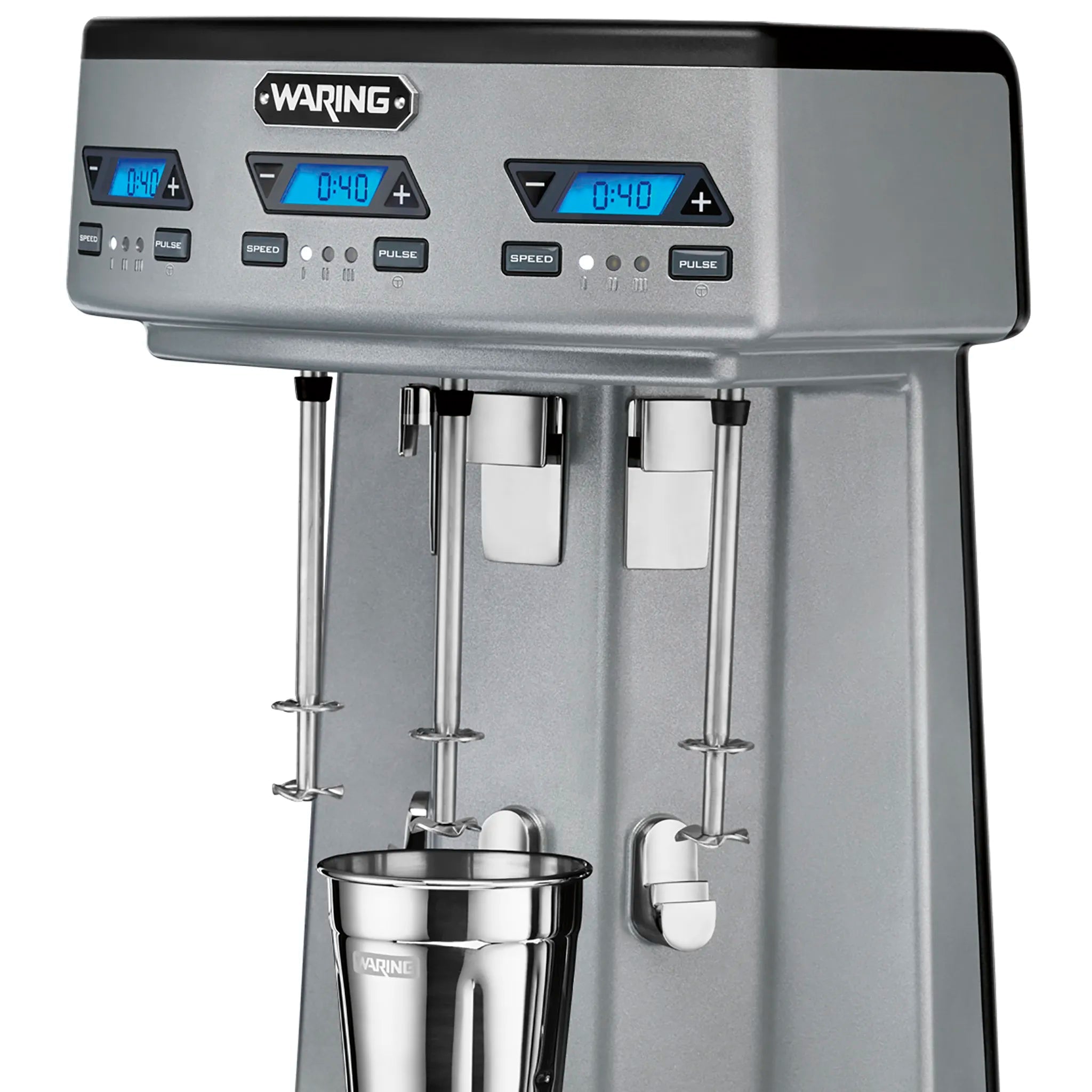Waring WDM360TX Triple Spindle Drink Mixer With Timer-Phoenix Food Equipment