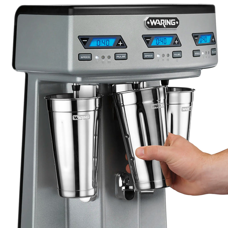 Waring WDM360TX Triple Spindle Drink Mixer With Timer-Phoenix Food Equipment