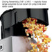 Waring WFP16SCD 4 quart food processor, dicing assembly cutting diced peppers through the continuous chute
