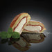 Waring WICSP180 gelato panini press finished result, toasted sealed brioche filled with gelato and berries