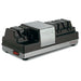 Waring WKS800 electric knife sharpener with black and brushed stainless steel housing, angled view