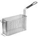 Waring WPC100 electric pasta cooker accessory, rectangular stainless steel mesh basket with black coated handle
