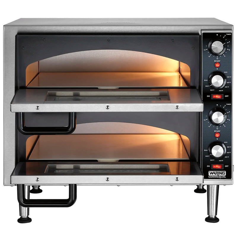 Waring WPO350 Medium Duty Double Deck Pizza Oven-Phoenix Food Equipment