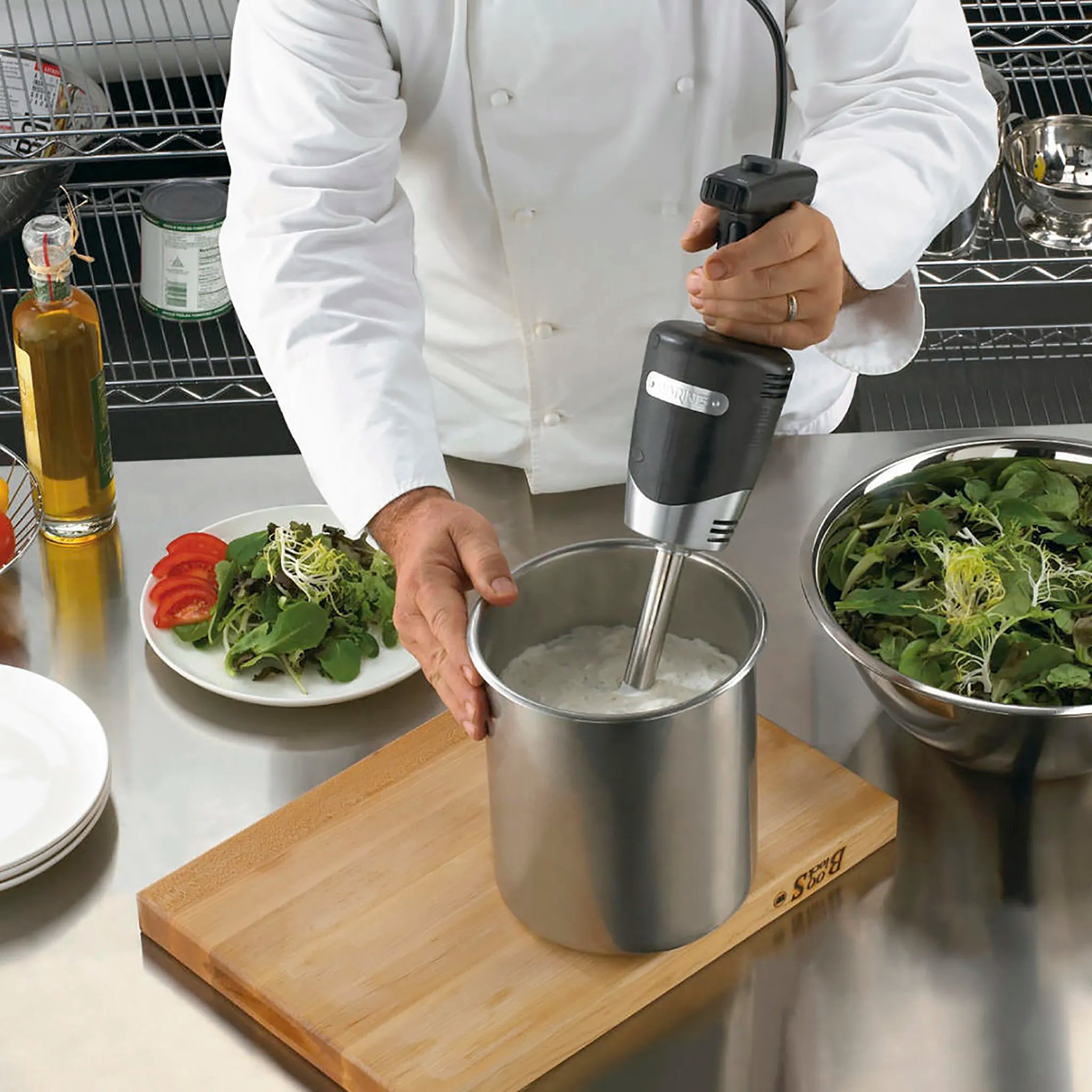 Waring WSB40 10" Medium-Duty Immersion Blender-Phoenix Food Equipment