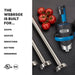 Waring WSB650X Big Stik EvolutionX immersion blender shown with tomatoes and uses for soups, sauces and batters