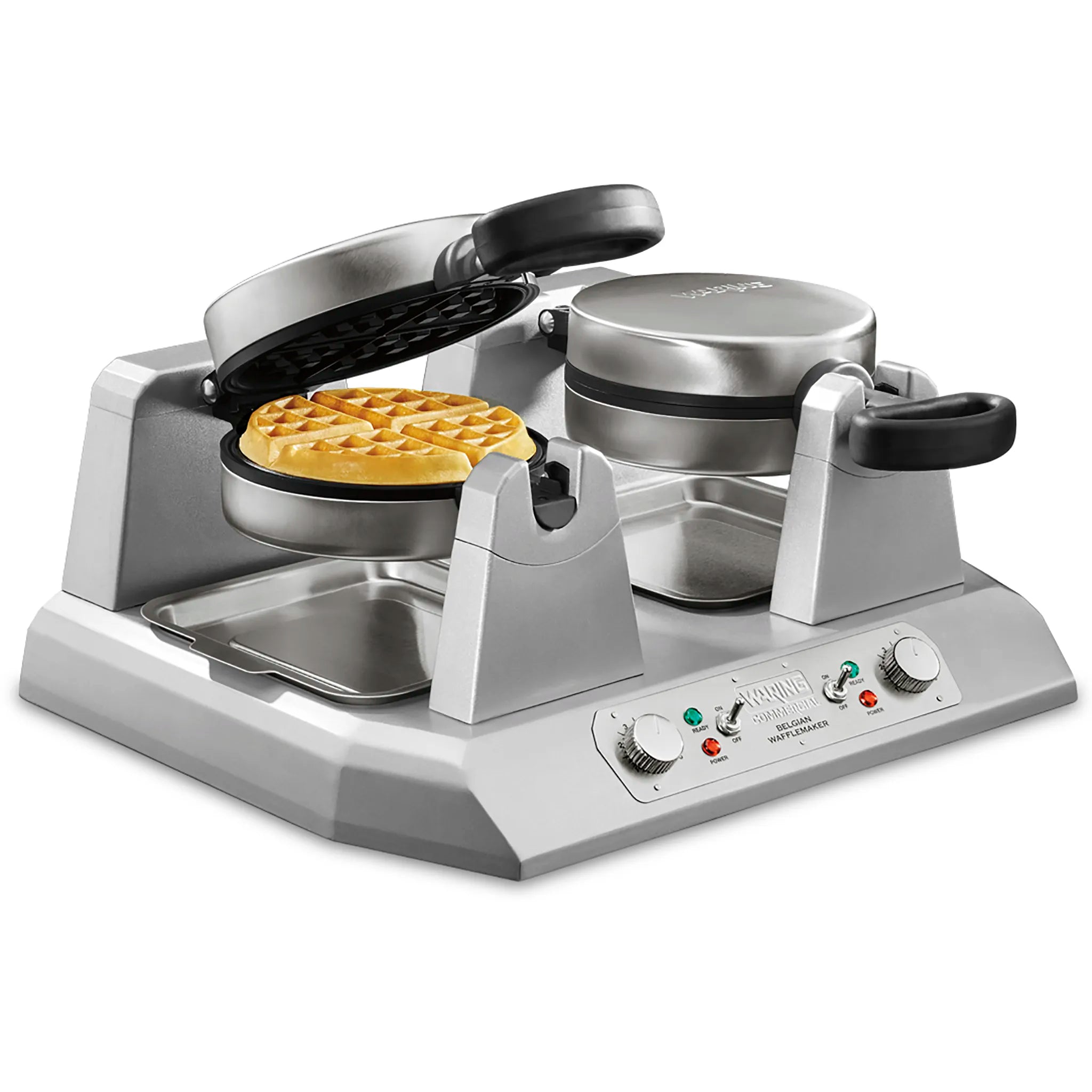 Waring WW250X2 Side by Side Single Belgian Waffle Maker-Phoenix Food Equipment