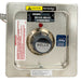 Wells MOD-100TD single drop-in hot food well, close-up of the stainless steel remote thermostat control panel