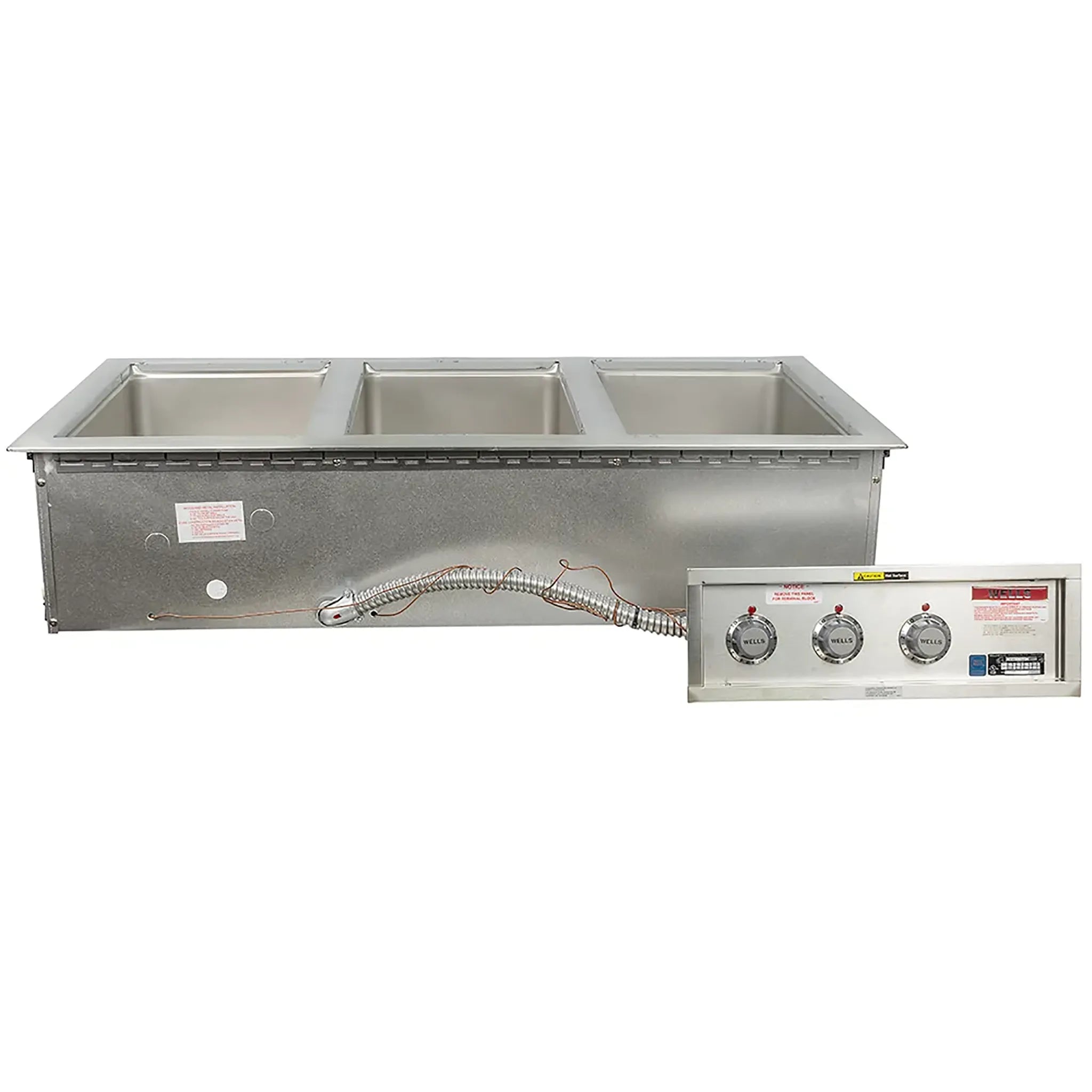 Wells MOD-300TDM Triple Drop-in Insulated Hot Food Well-Phoenix Food Equipment