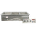 Wells MOD-300TDM triple drop-in insulated hot food well in stainless steel with remote three-knob control panel