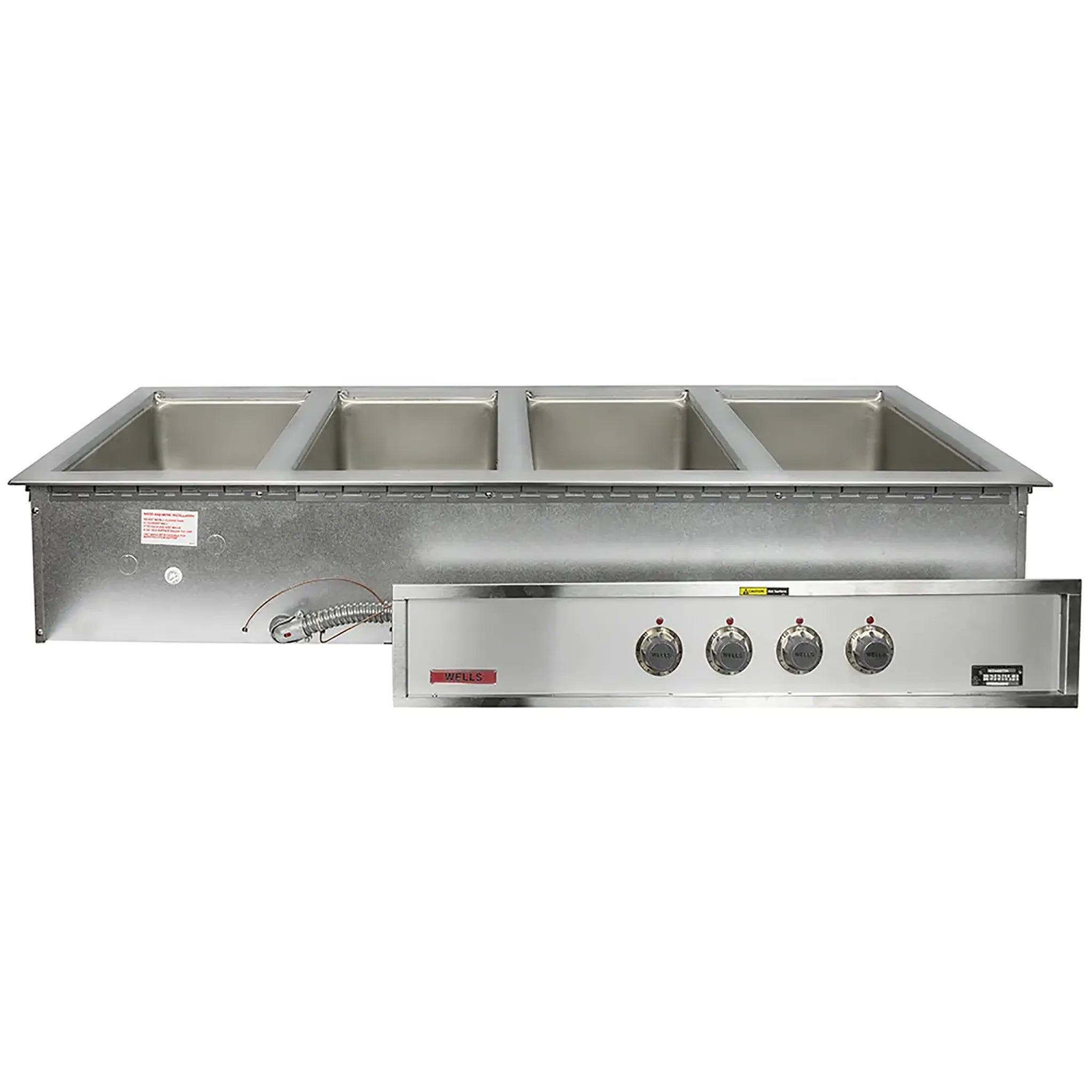 Wells MOD-400TDM Four Well Drop-in Insulated Hot Food Well-Phoenix Food Equipment