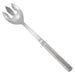 Winco 11.75-inch stainless steel notched serving spoon with hollow handle and notched bowl edge