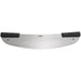 Winco 20 inch pizza rock knife with curved stainless steel blade and two black end handles