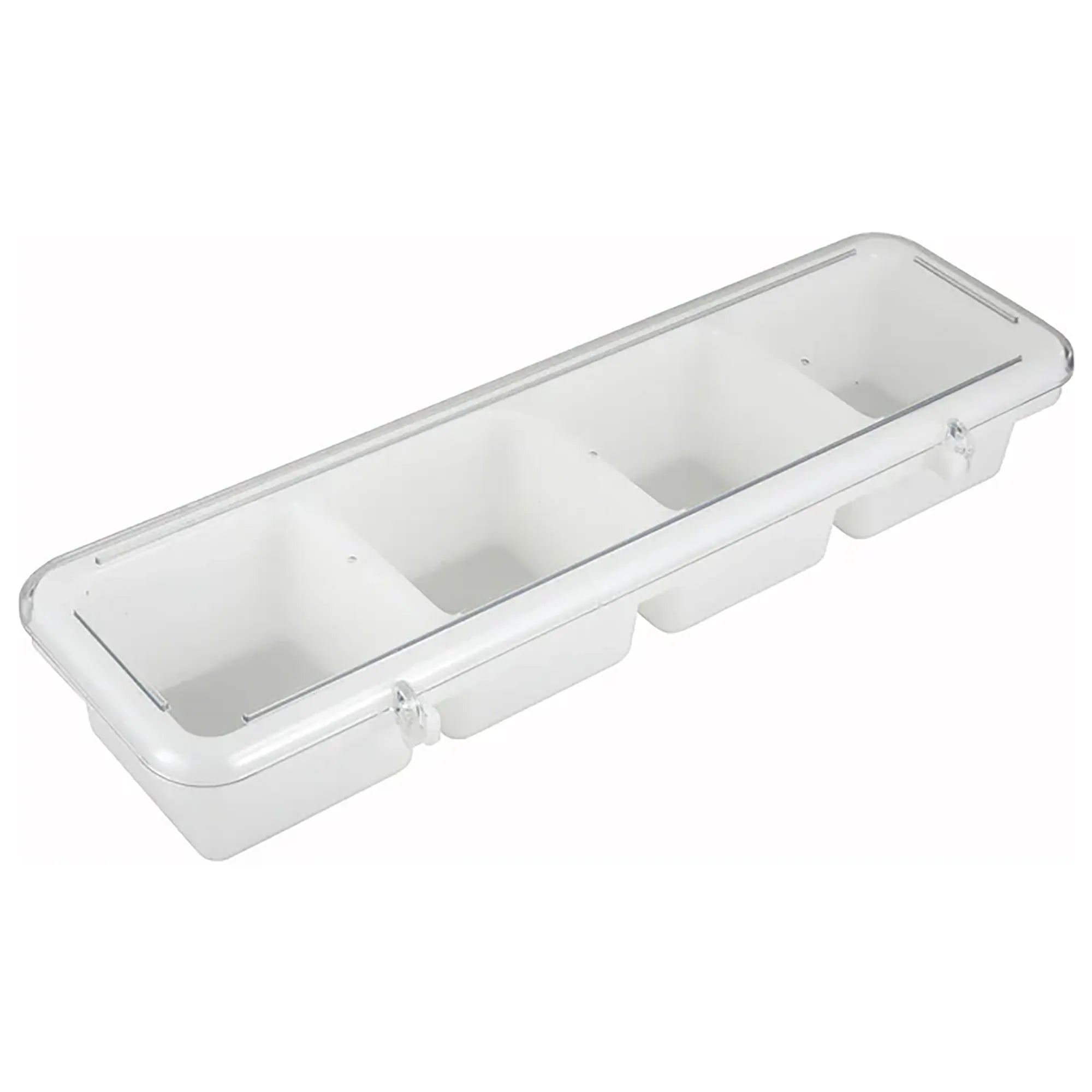 Winco 4 Compartment Plastic Condiment Holder