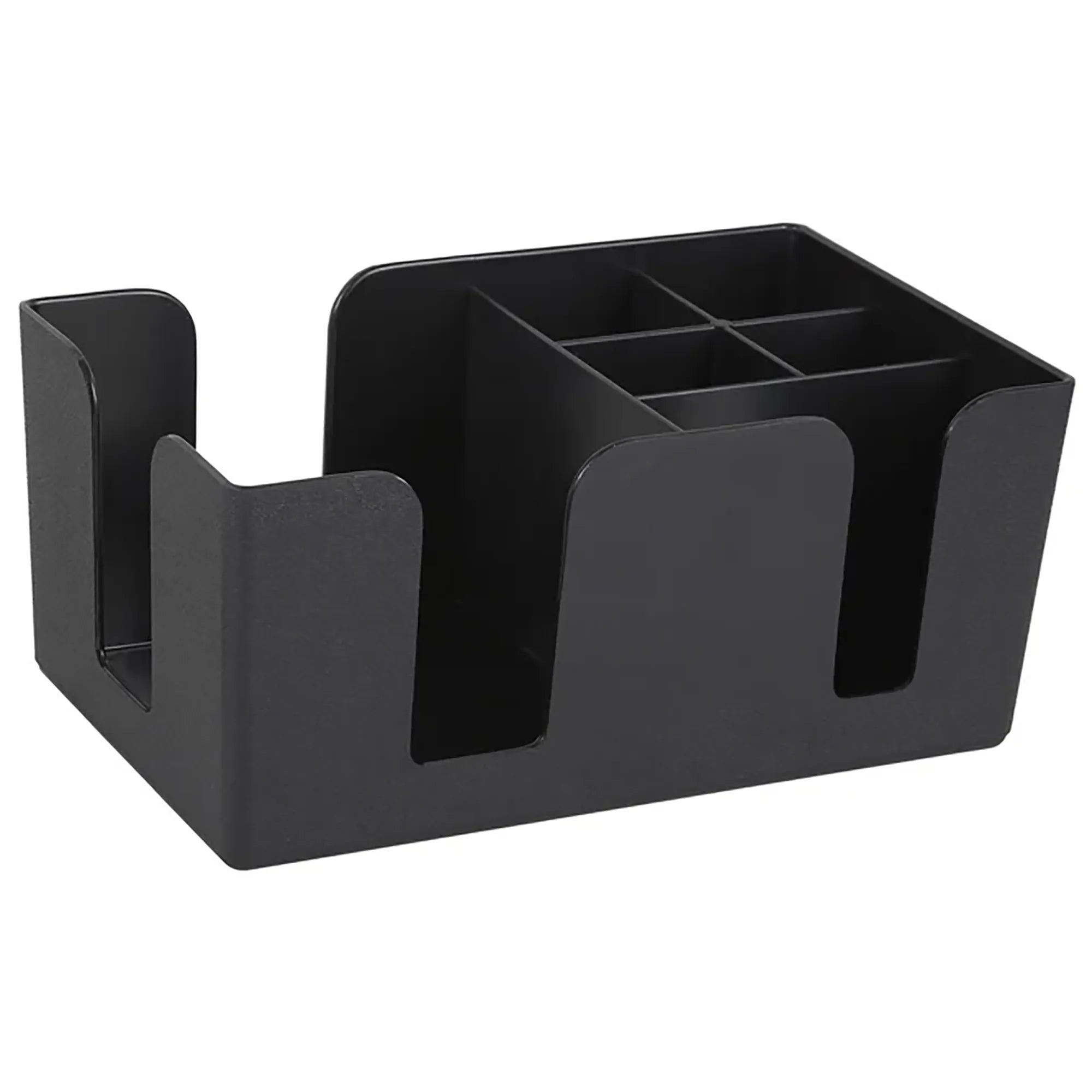 Winco 6 Compartment Plastic Condiment Caddy-Phoenix Food Equipment