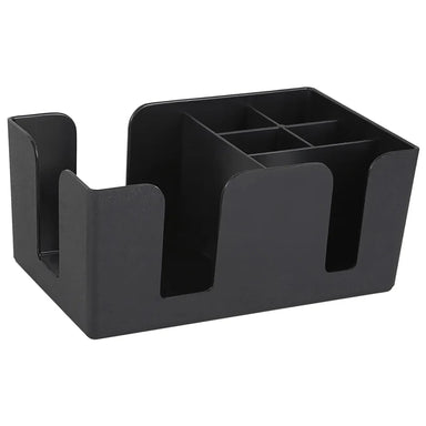 Winco 6 Compartment Plastic Condiment Caddy-Phoenix Food Equipment