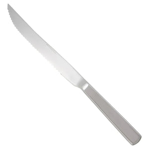 Winco 8-inch stainless steel carving knife with hollow handle, one-piece satin finish slicing knife