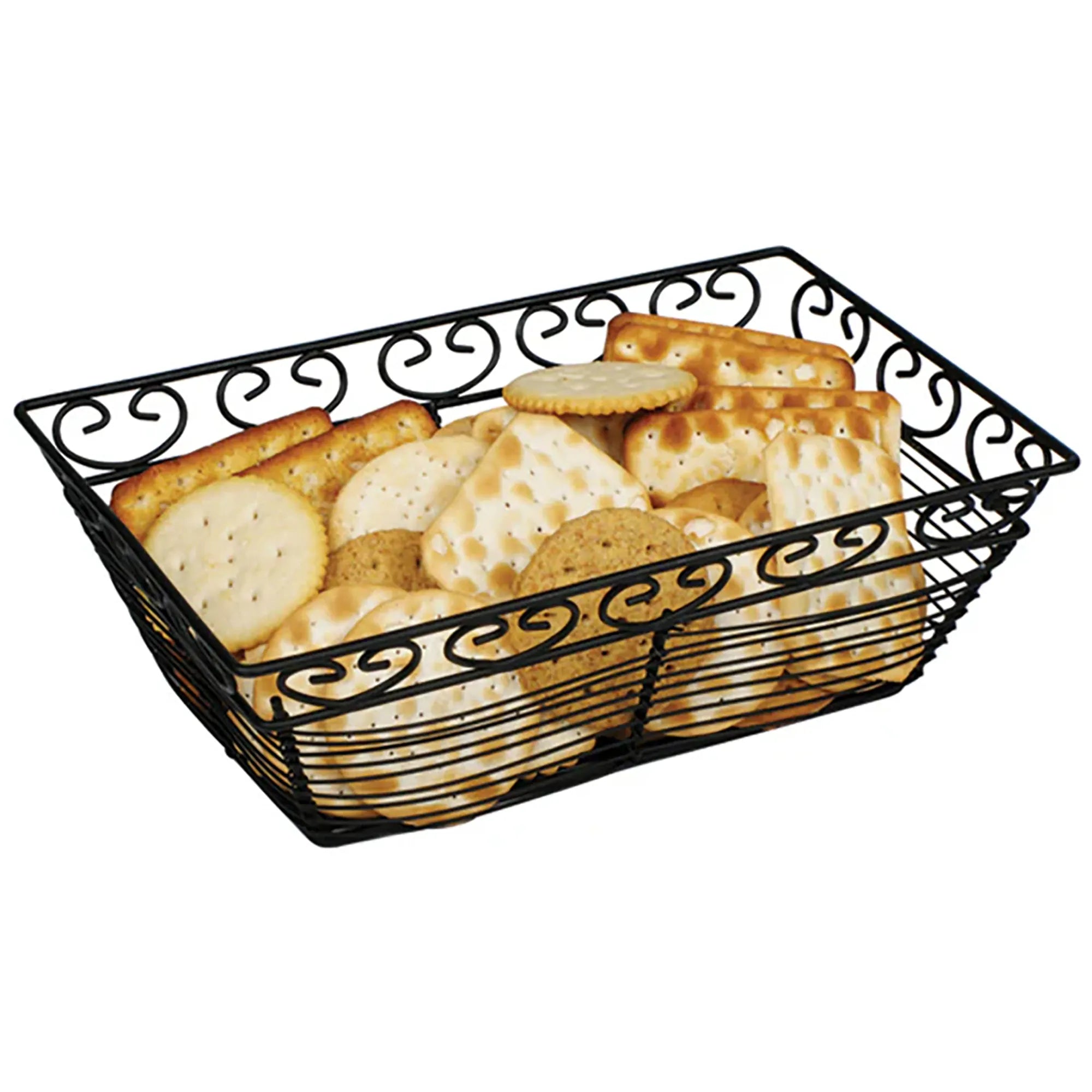Winco 9" Rectangular Wire Serving Basket-Phoenix Food Equipment