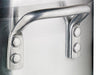 Winco ALB Series super aluminum brazier, close-up of the heavy-duty riveted aluminum loop handle on the side