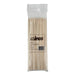 Winco bamboo skewers, bag of 100 natural wood skewers in clear resealable packaging, second size option shown