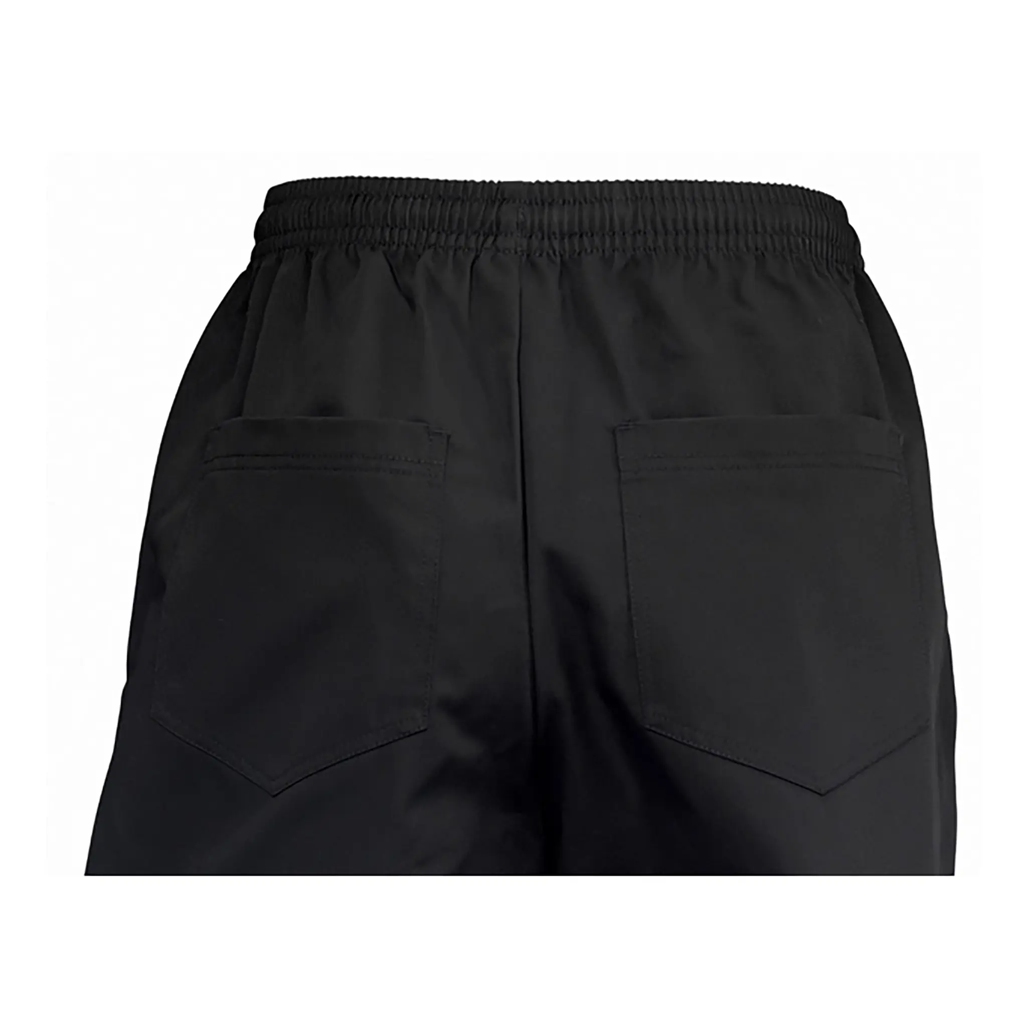 Winco Black Universal Fit Chef Pants - Various Sizes-Phoenix Food Equipment