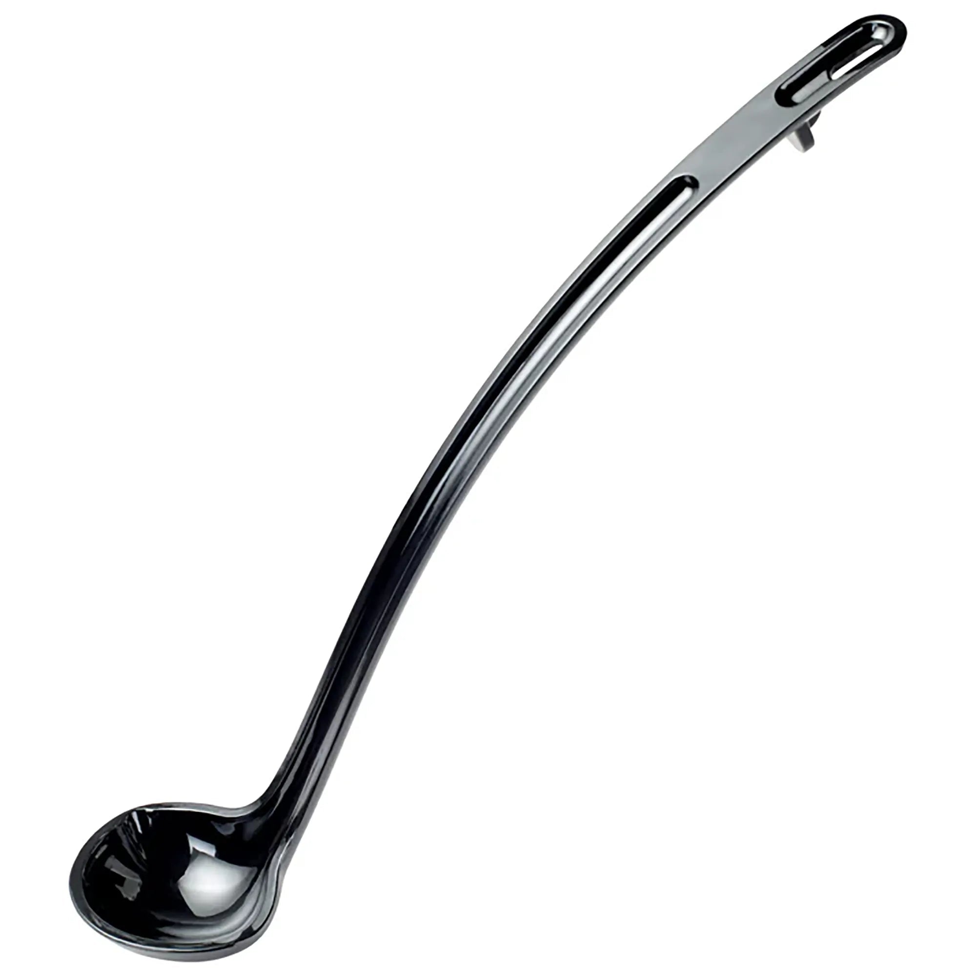 Winco CURV Black One-Piece Dual Spout Ladle - Various Sizes-Phoenix Food Equipment