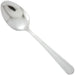 Winco Dominion stainless steel flatware, second spoon option with a deeper oval bowl and dot pattern handle